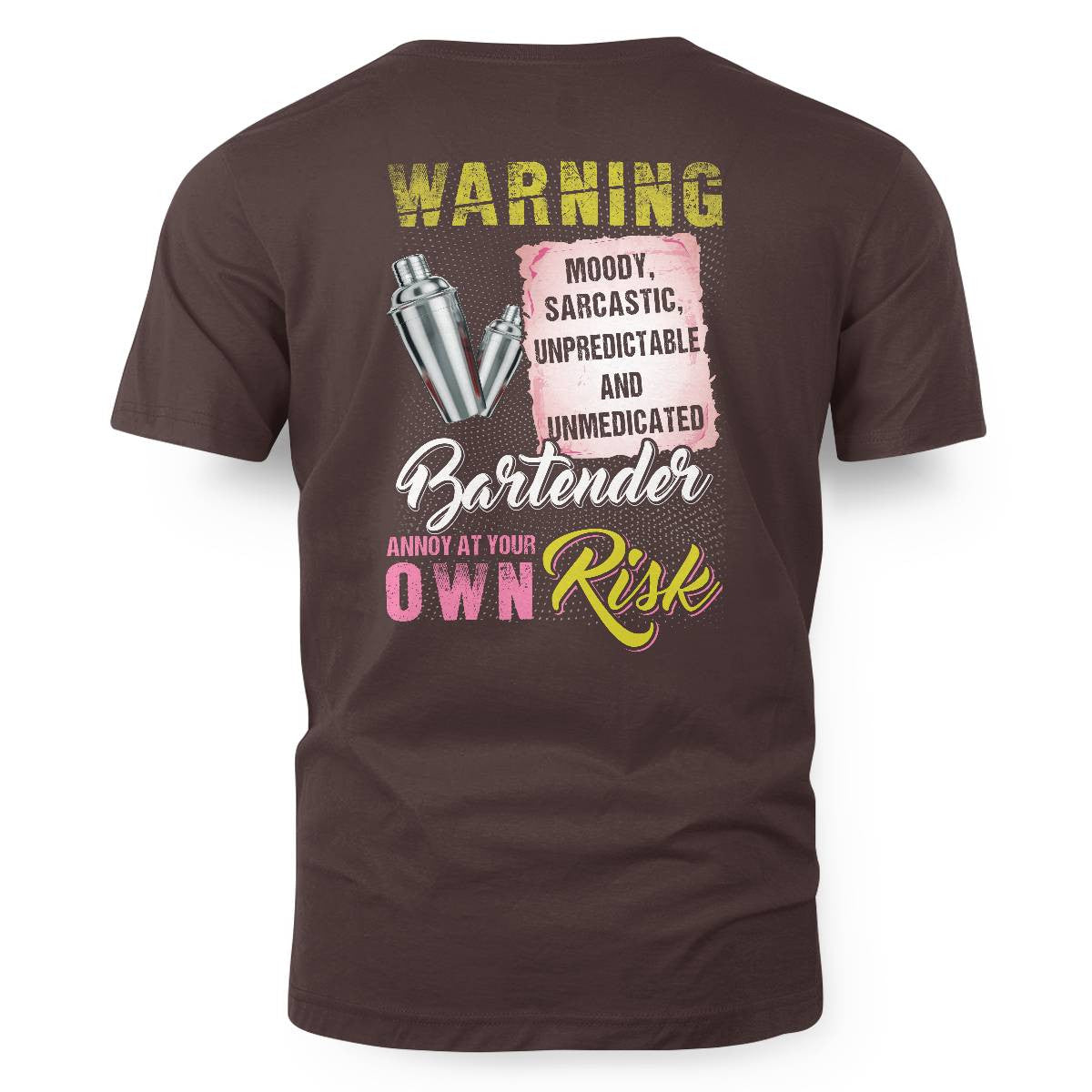 Awesome Bartender annoy at your own risk-T-shirt - grunx260804-0238