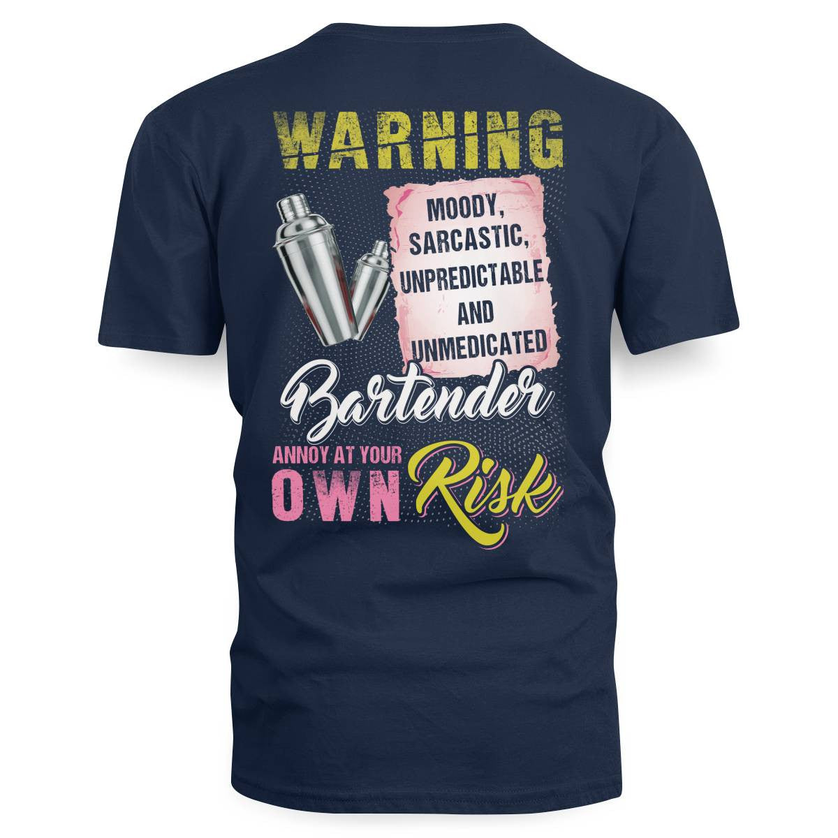 Awesome Bartender annoy at your own risk-T-shirt - grunx260804-0238