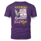Awesome Bartender annoy at your own risk-T-shirt - grunx260804-0238