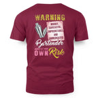 Awesome Bartender annoy at your own risk-T-shirt - grunx260804-0238