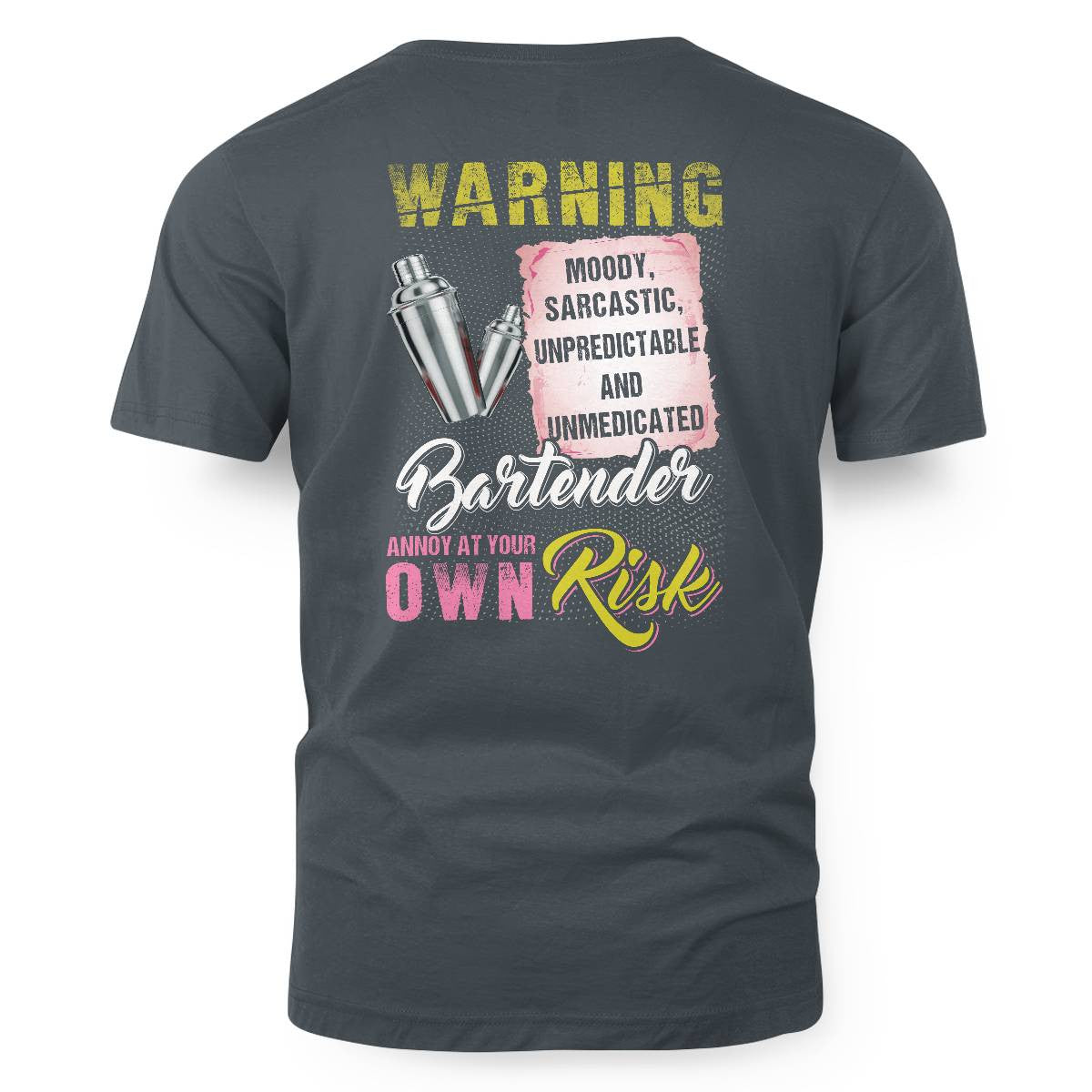 Awesome Bartender annoy at your own risk-T-shirt - grunx260804-0238