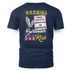 Awesome Bartender annoy at your own risk-T-shirt - grunx260804-0238