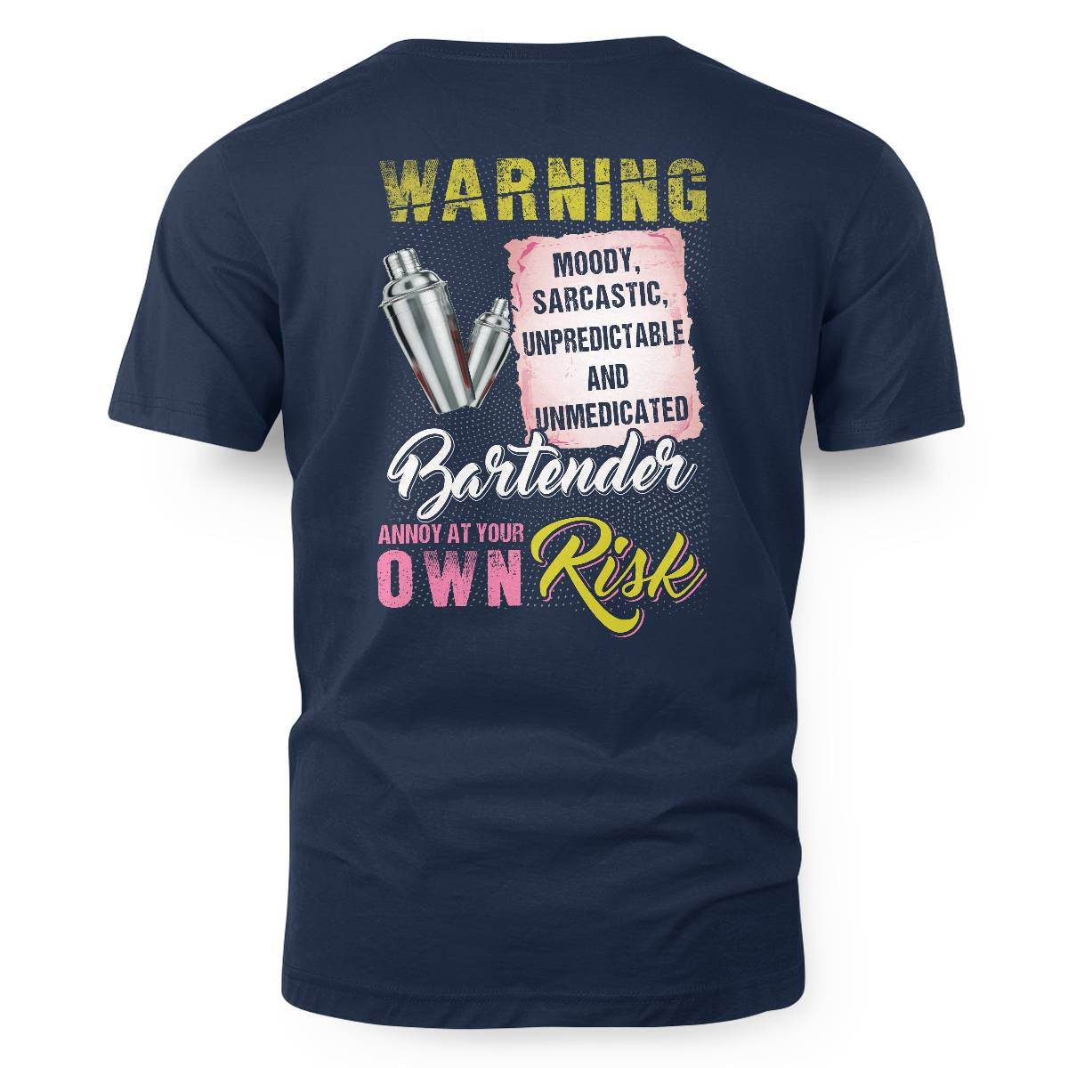 Awesome Bartender annoy at your own risk-T-shirt - grunx260804-0238