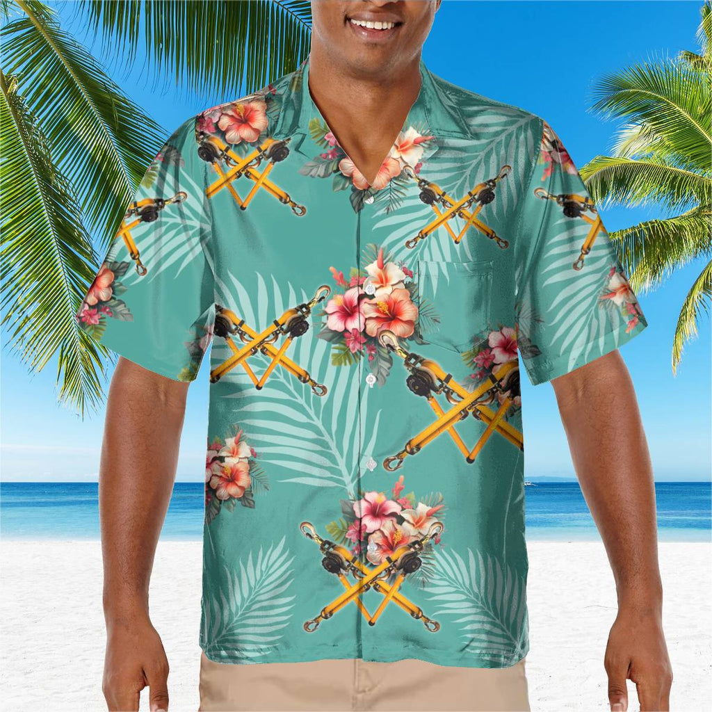 Awesome Lineman- AOP Pocket Hawaiian Shirt - grunx260804-0324