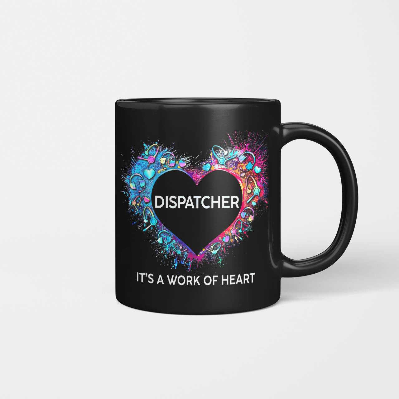 Awesome Dispatcher Its a work of heart-T-shirt - grunx260804-0016