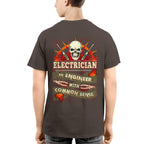 Awesome Electrician an Engineer with common sense-T-shirt - grunx260804-0038