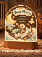 Genesis 28:15 Pilot Bear Personalize LED Night Light