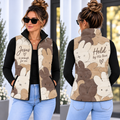 Neutral Bunny Crowd Down Puffer Vest