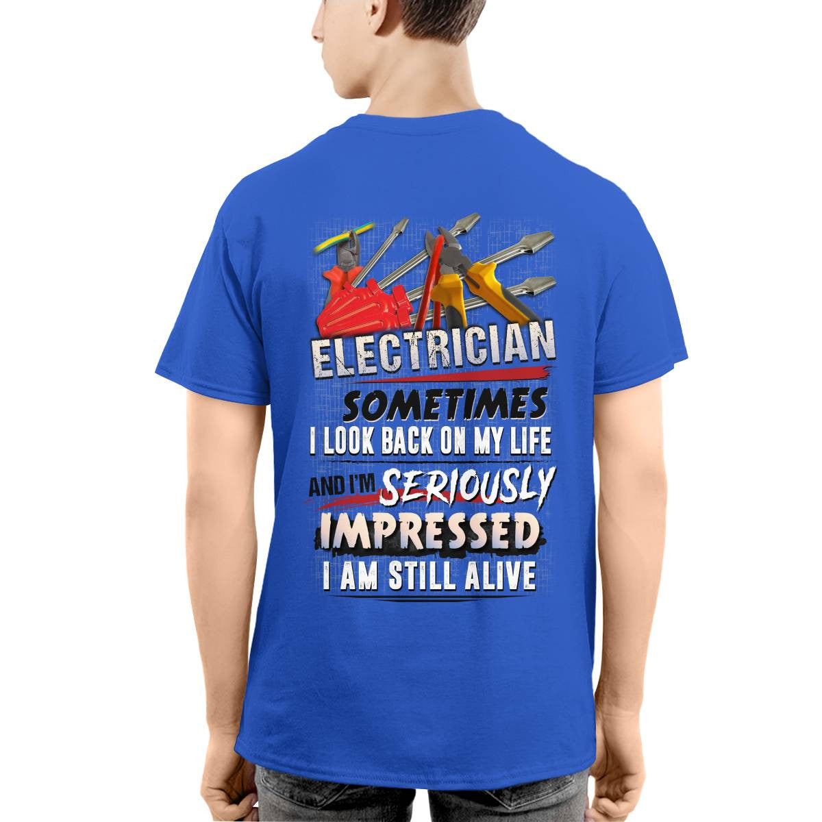 Awesome Electrician-T-shirt - grunx260804-0080