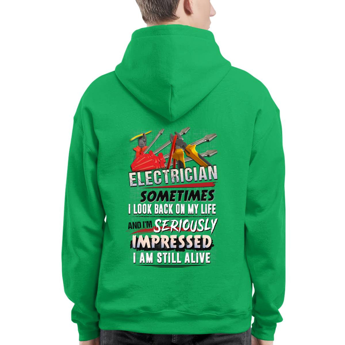 Awesome Electrician-T-shirt - grunx260804-0080