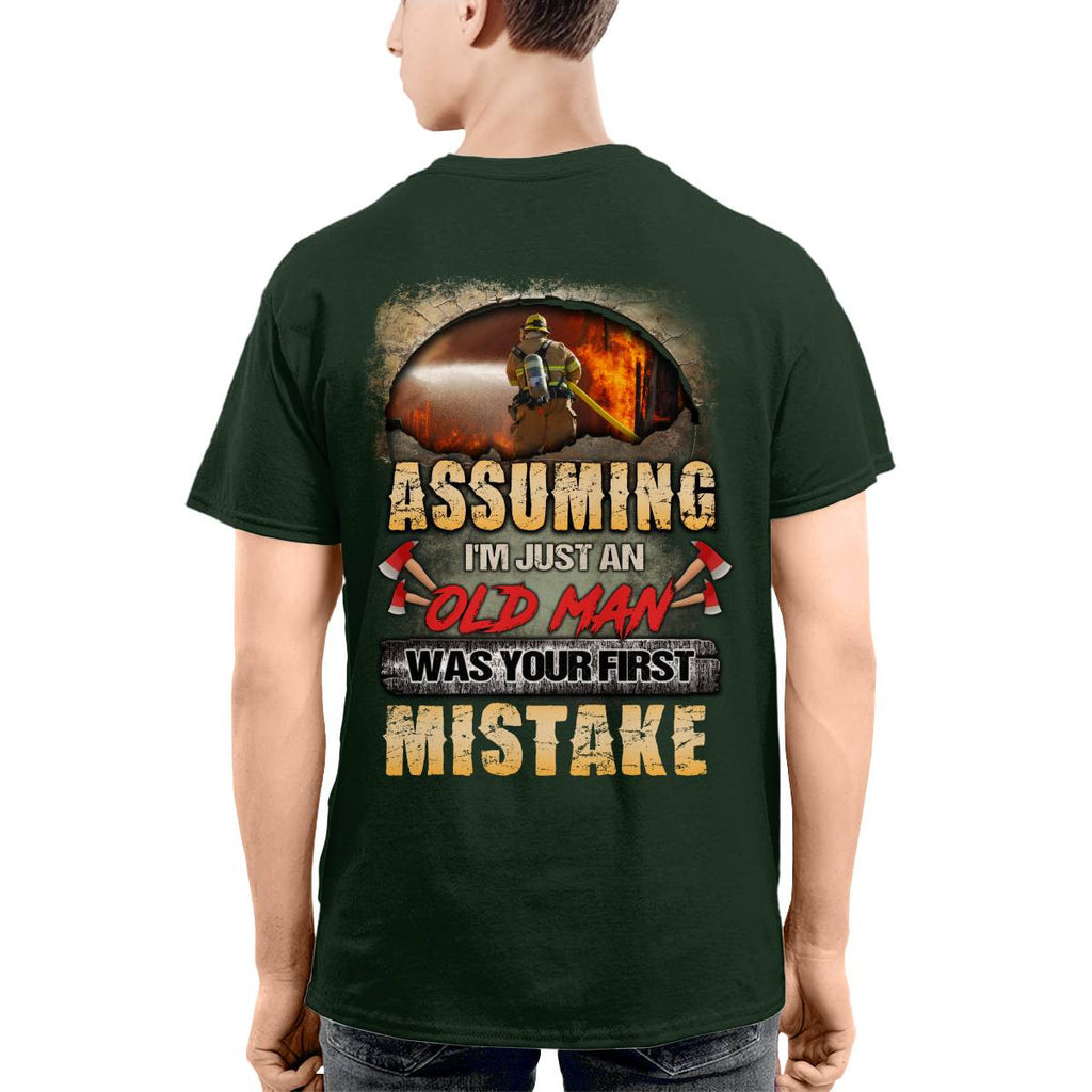 Awesome Firefighter-T-shirt - grunx260804-0155