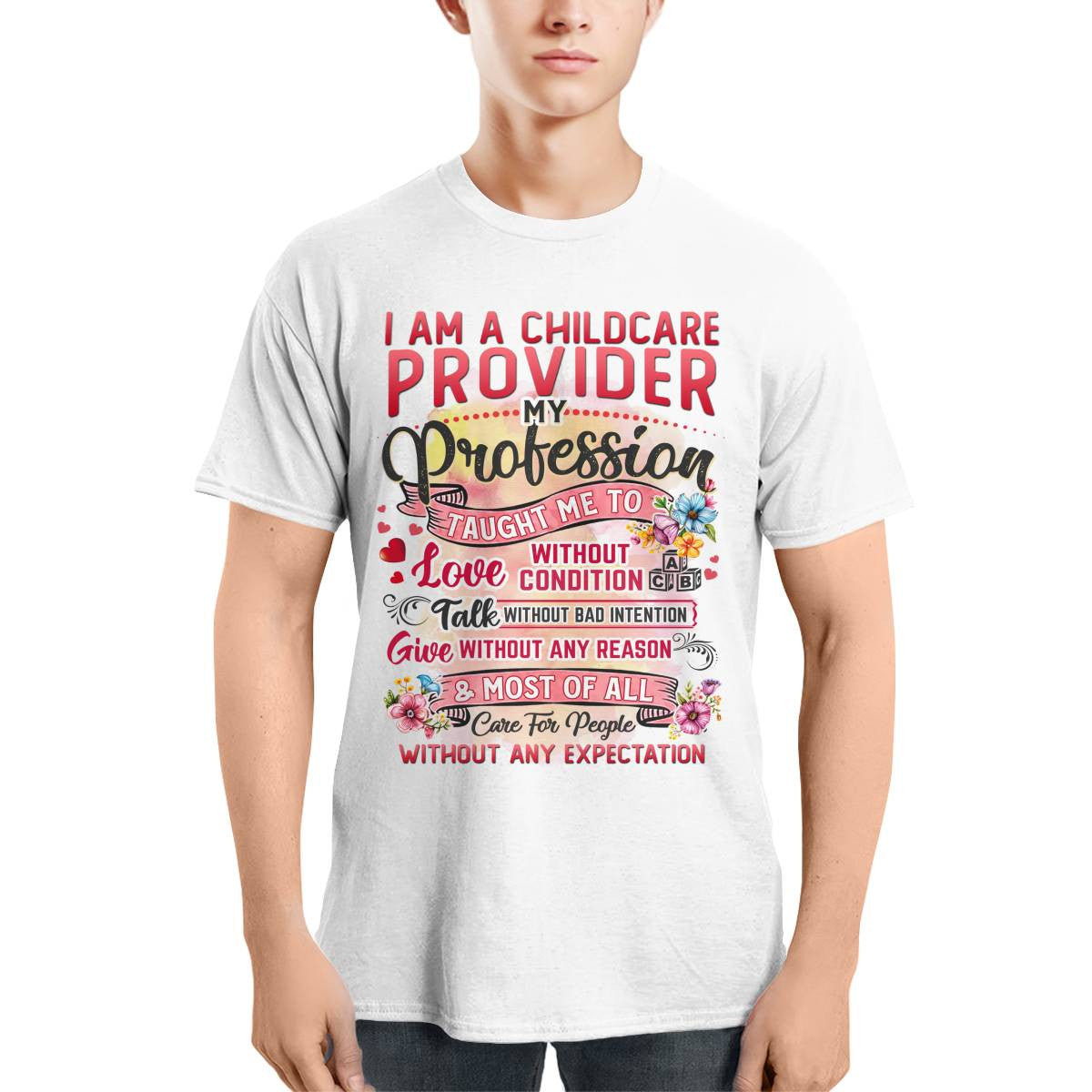 Awesome Childcare Provider-T-shirt-#F190624CONDI6FCHPRZ4