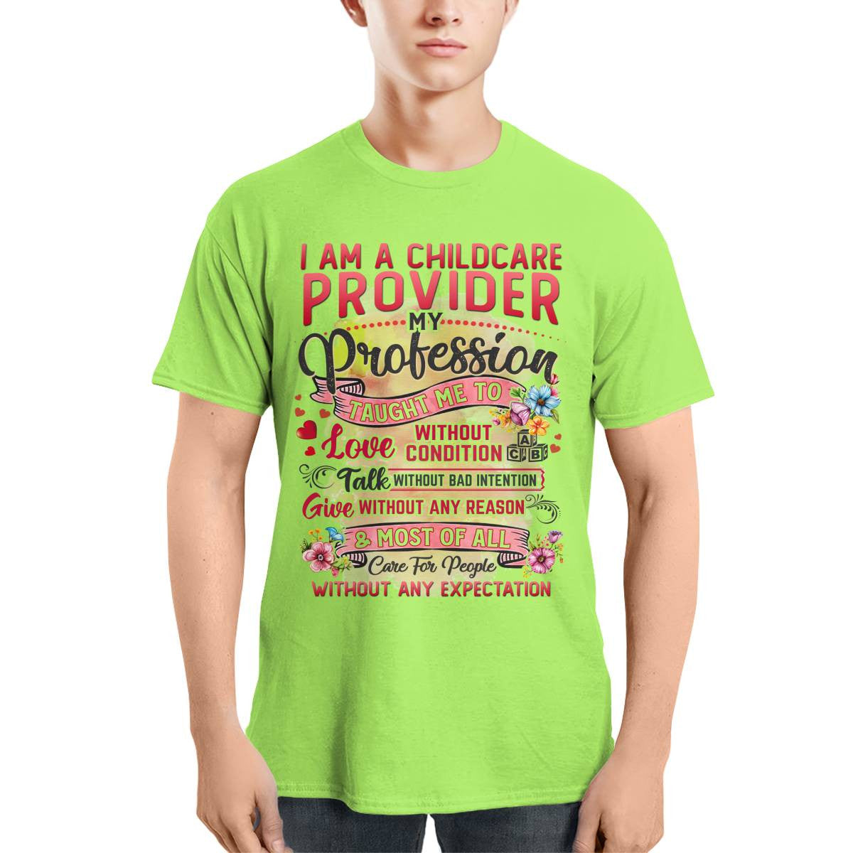 Awesome Childcare Provider-T-shirt-#F190624CONDI6FCHPRZ4