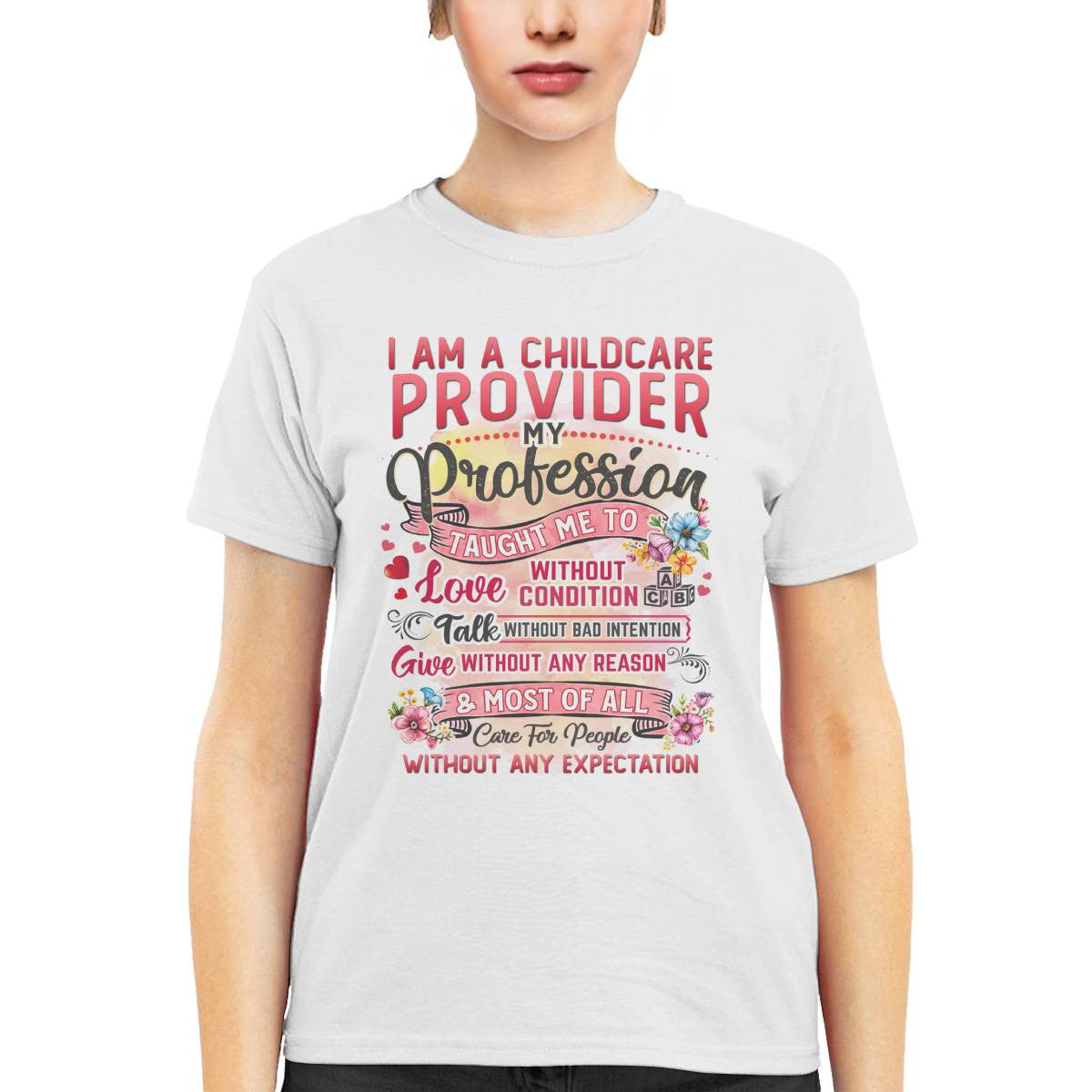 Awesome Childcare Provider-T-shirt-#F190624CONDI6FCHPRZ4
