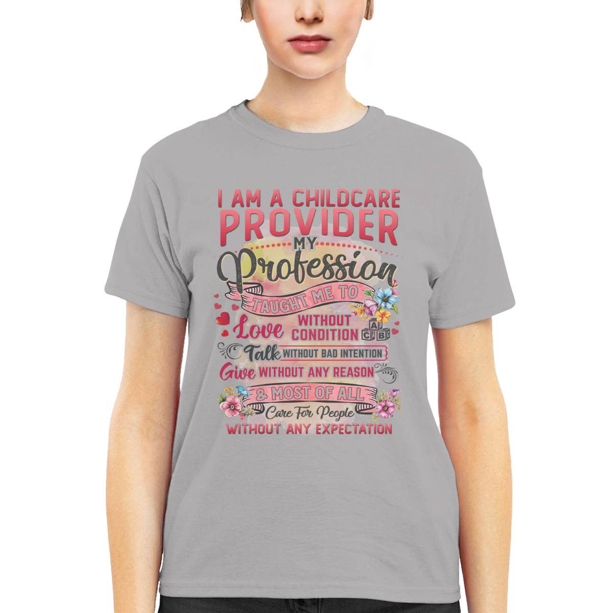 Awesome Childcare Provider-T-shirt-#F190624CONDI6FCHPRZ4