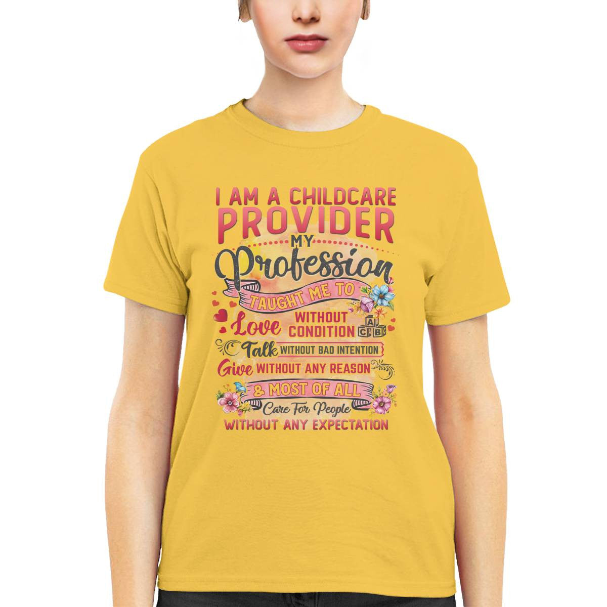 Awesome Childcare Provider-T-shirt-#F190624CONDI6FCHPRZ4