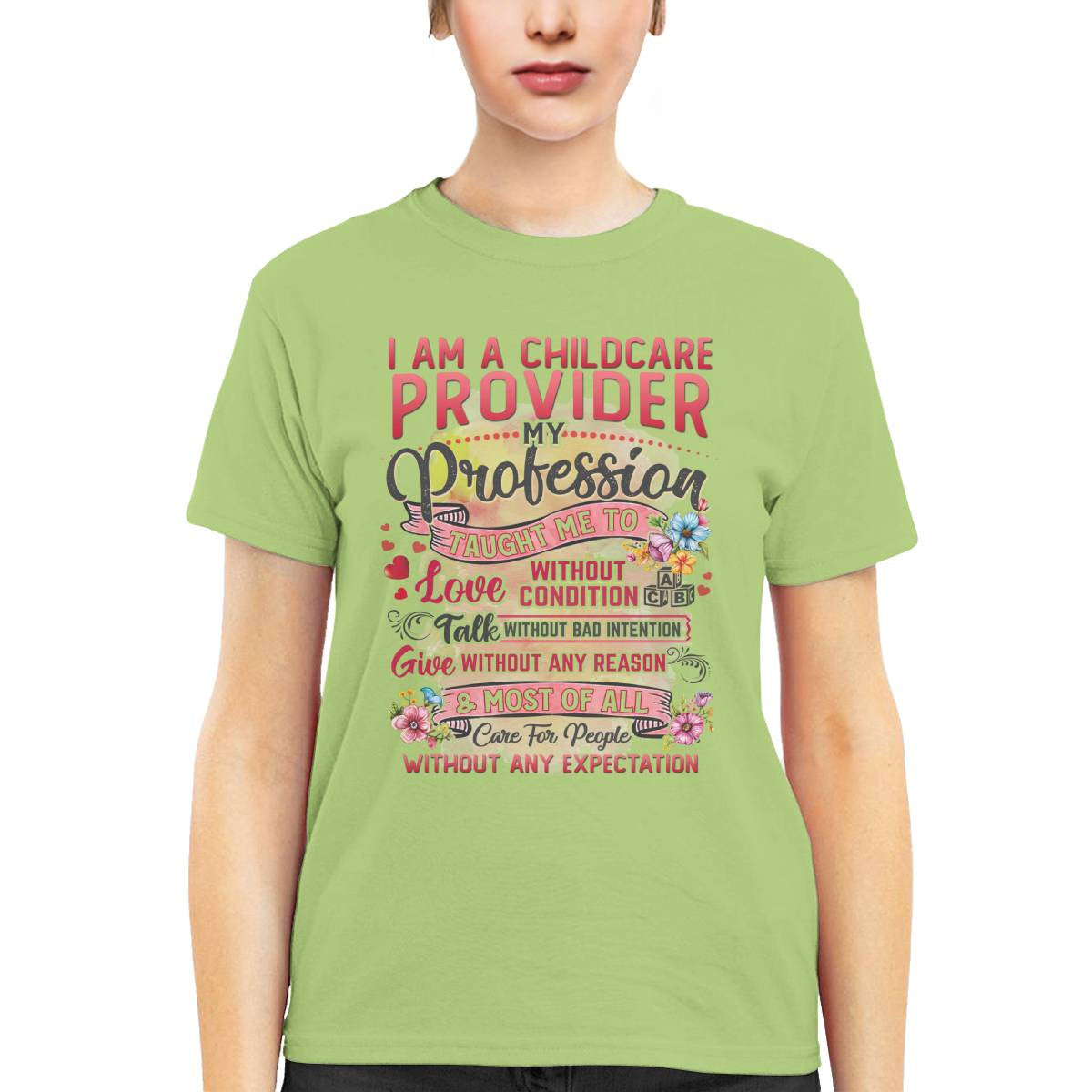 Awesome Childcare Provider-T-shirt-#F190624CONDI6FCHPRZ4