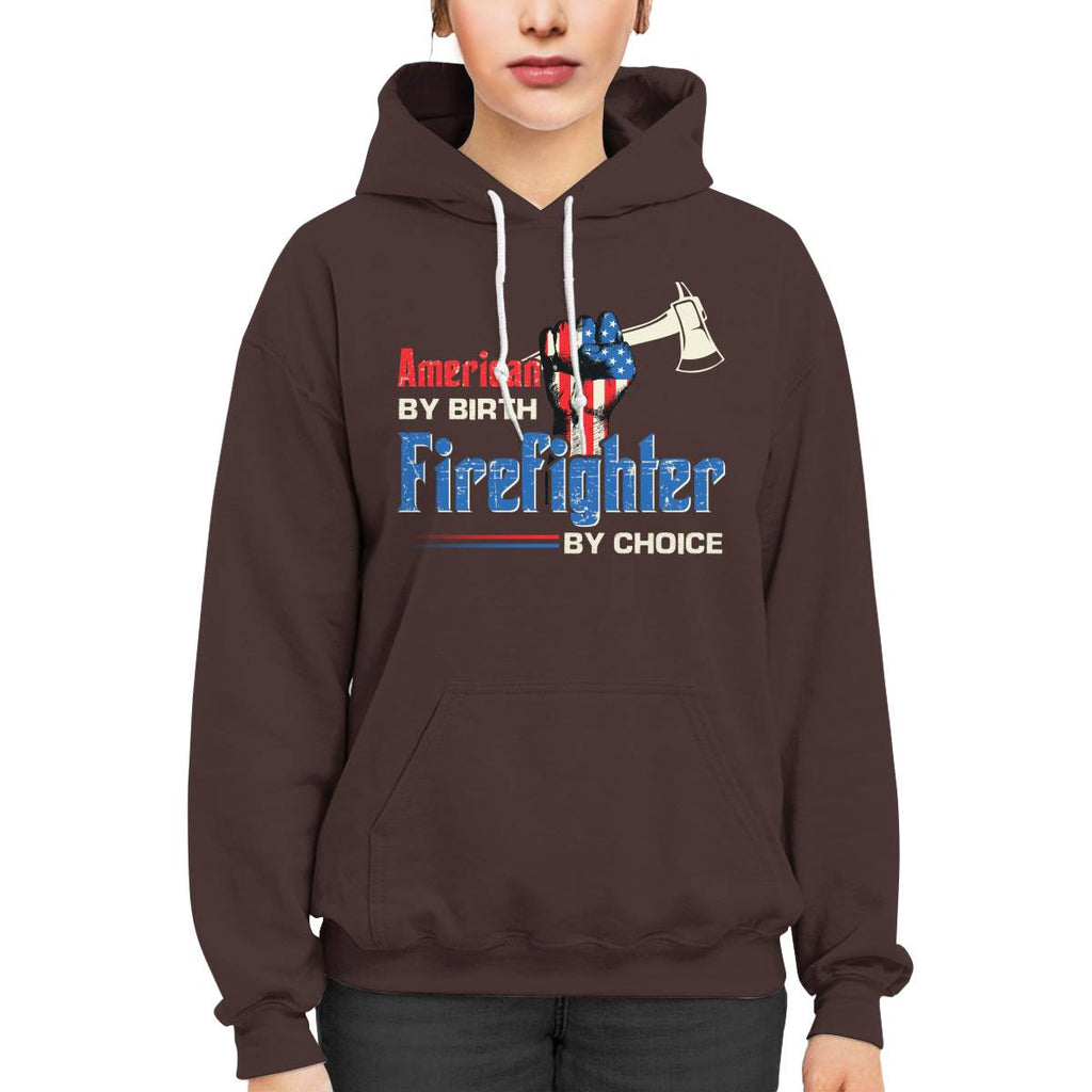 American By Birth Firefighter By Choice-T-shirt - grunx260804-0128