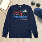 American By Birth Ironworker By Choice-T-shirt - grunx260804-0131