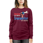 American By Birth Ironworker By Choice-T-shirt - grunx260804-0131