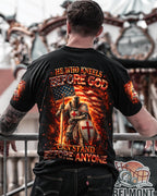 He Who Kneels Before God Warrior Men's All Over Print Shirt - Trunx225941
