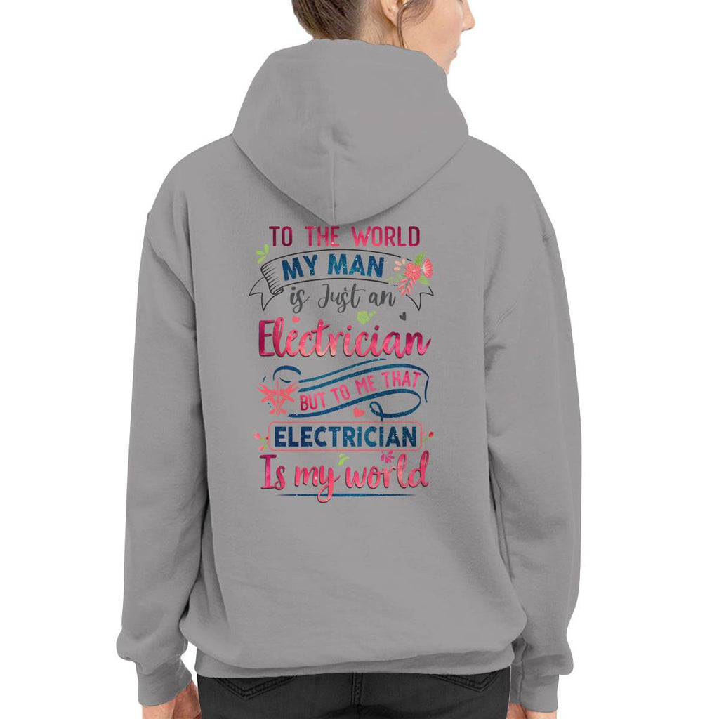 Awesome Electrician's Lady -Hoodie - grunx260804-0065