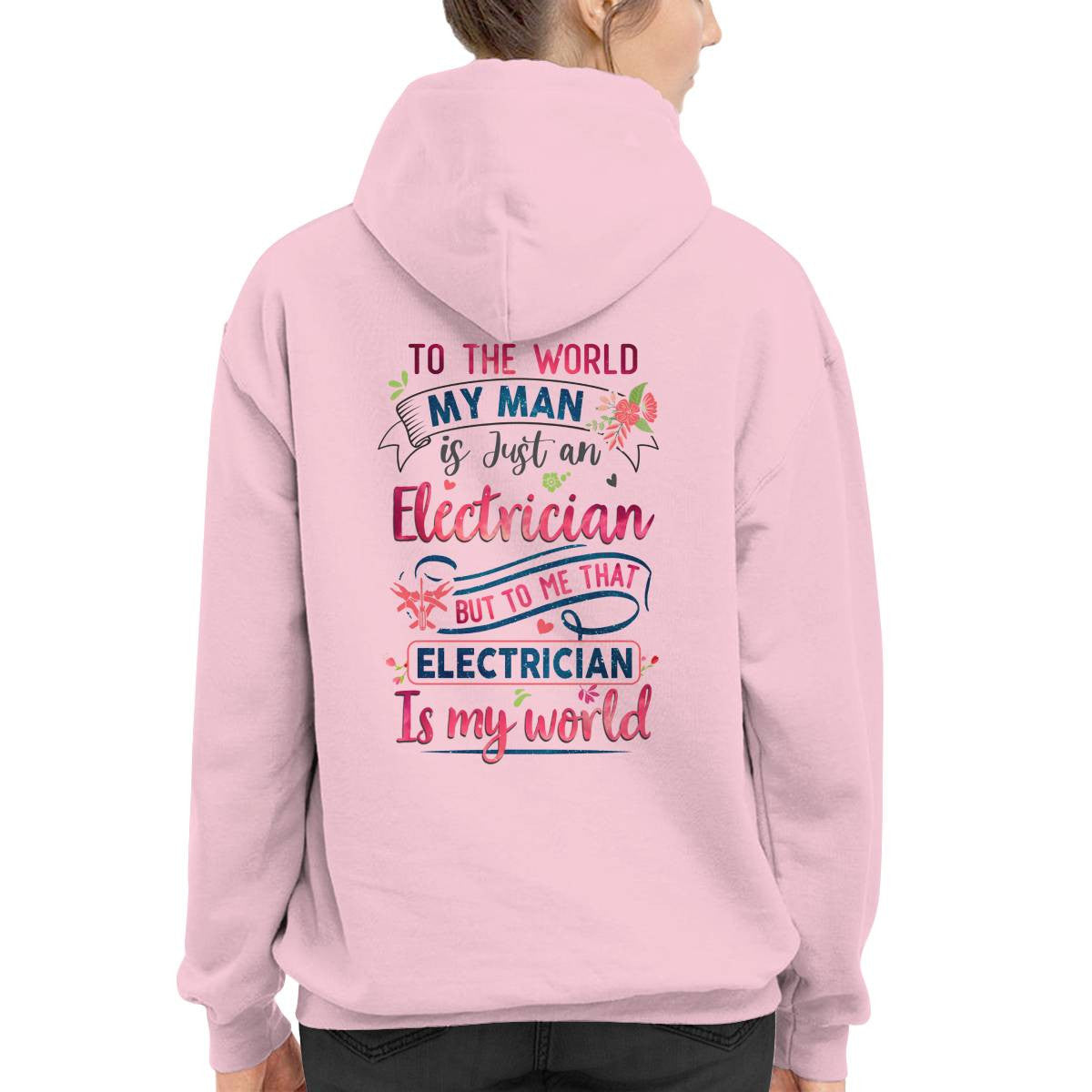 Awesome Electrician's Lady -Hoodie - grunx260804-0065