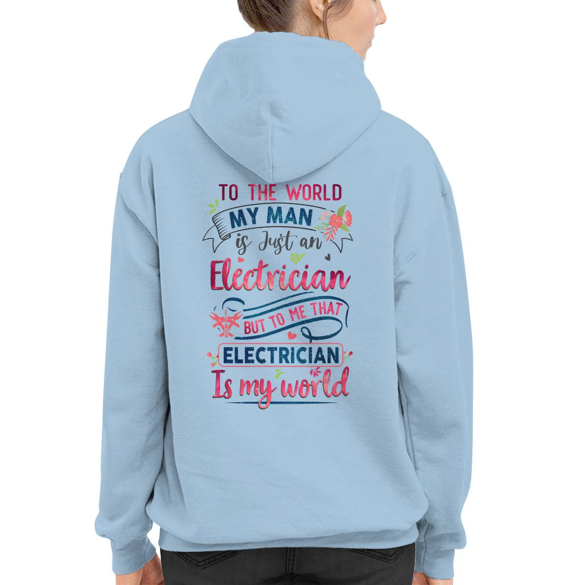 Awesome Electrician's Lady -Hoodie - grunx260804-0065