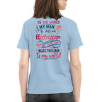 Awesome Electrician's Lady -Hoodie - grunx260804-0065