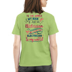 Awesome Electrician's Lady -Hoodie - grunx260804-0065