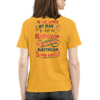 Awesome Electrician's Lady -Hoodie - grunx260804-0065