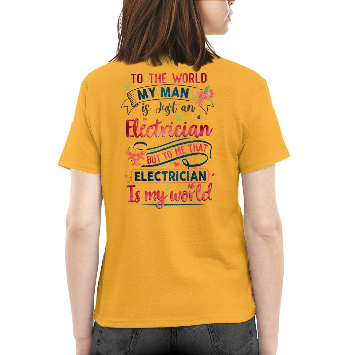 Awesome Electrician's Lady -Hoodie - grunx260804-0065