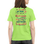 Awesome Electrician's Lady -Hoodie - grunx260804-0065