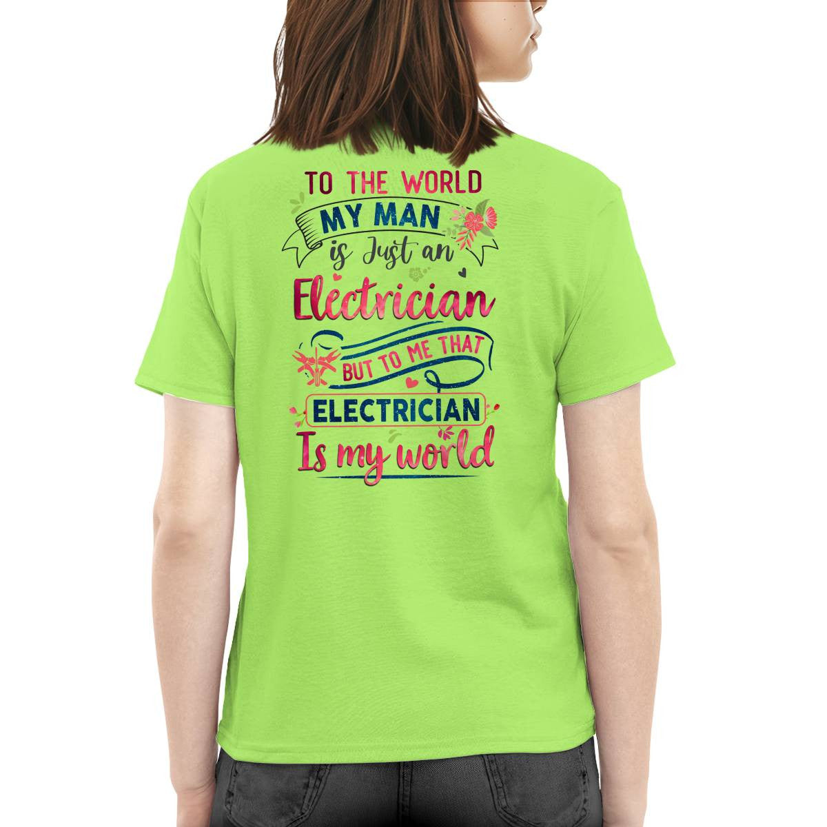 Awesome Electrician's Lady -Hoodie - grunx260804-0065