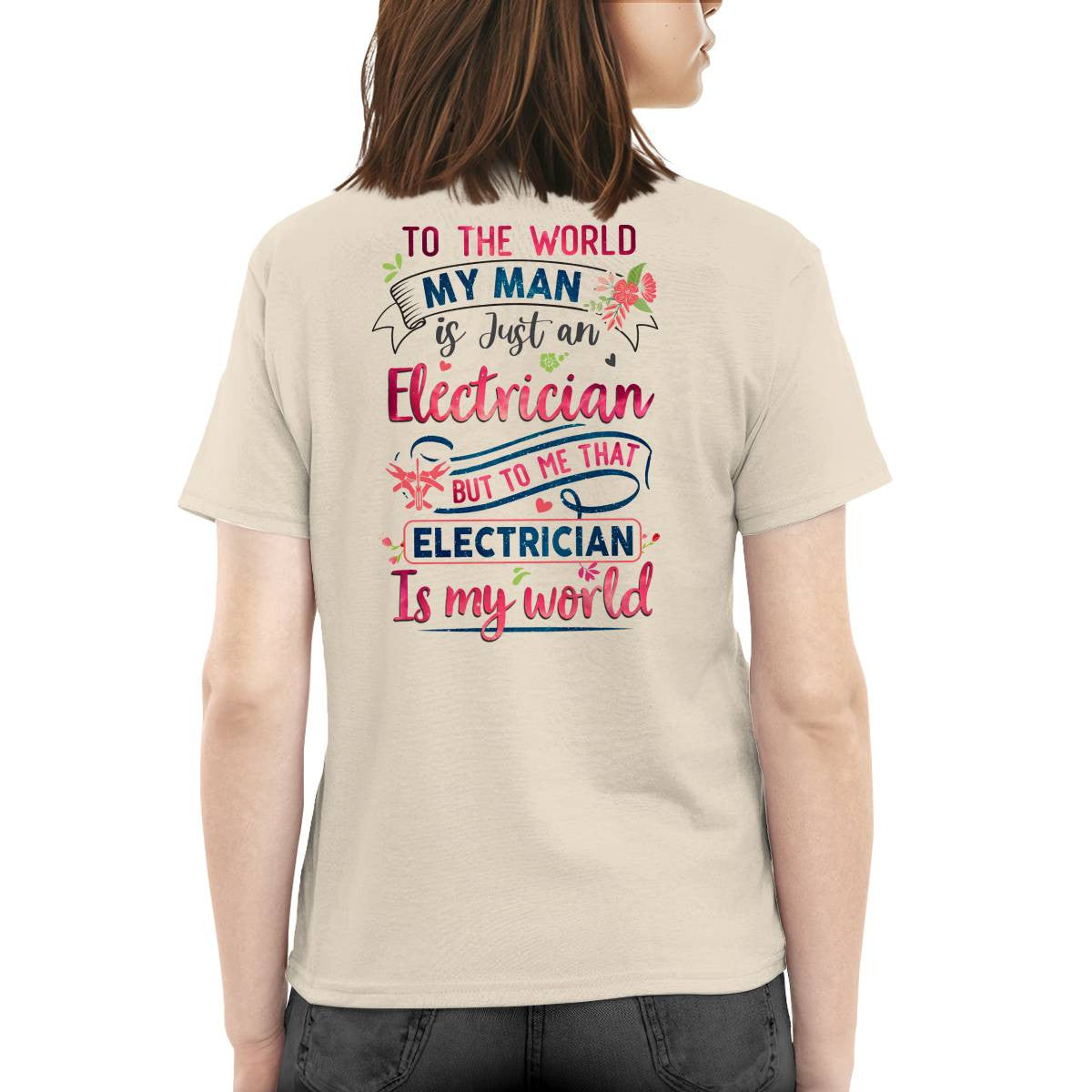 Awesome Electrician's Lady -Hoodie - grunx260804-0065