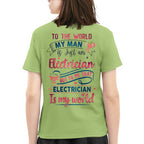 Awesome Electrician's Lady -Hoodie - grunx260804-0065