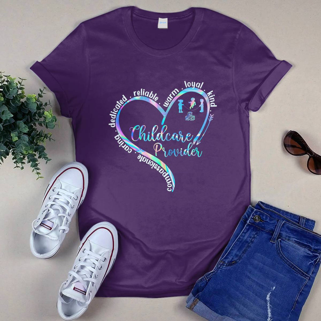Awesome Childcare Provider-T-Shirt-#F130924WARM2FCHPRZ4