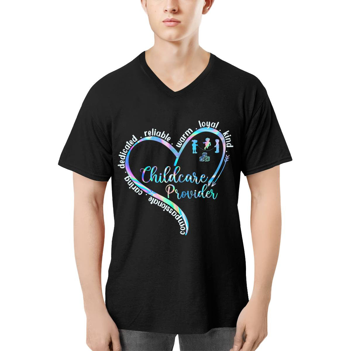 Awesome Childcare Provider-T-Shirt-#F130924WARM2FCHPRZ4