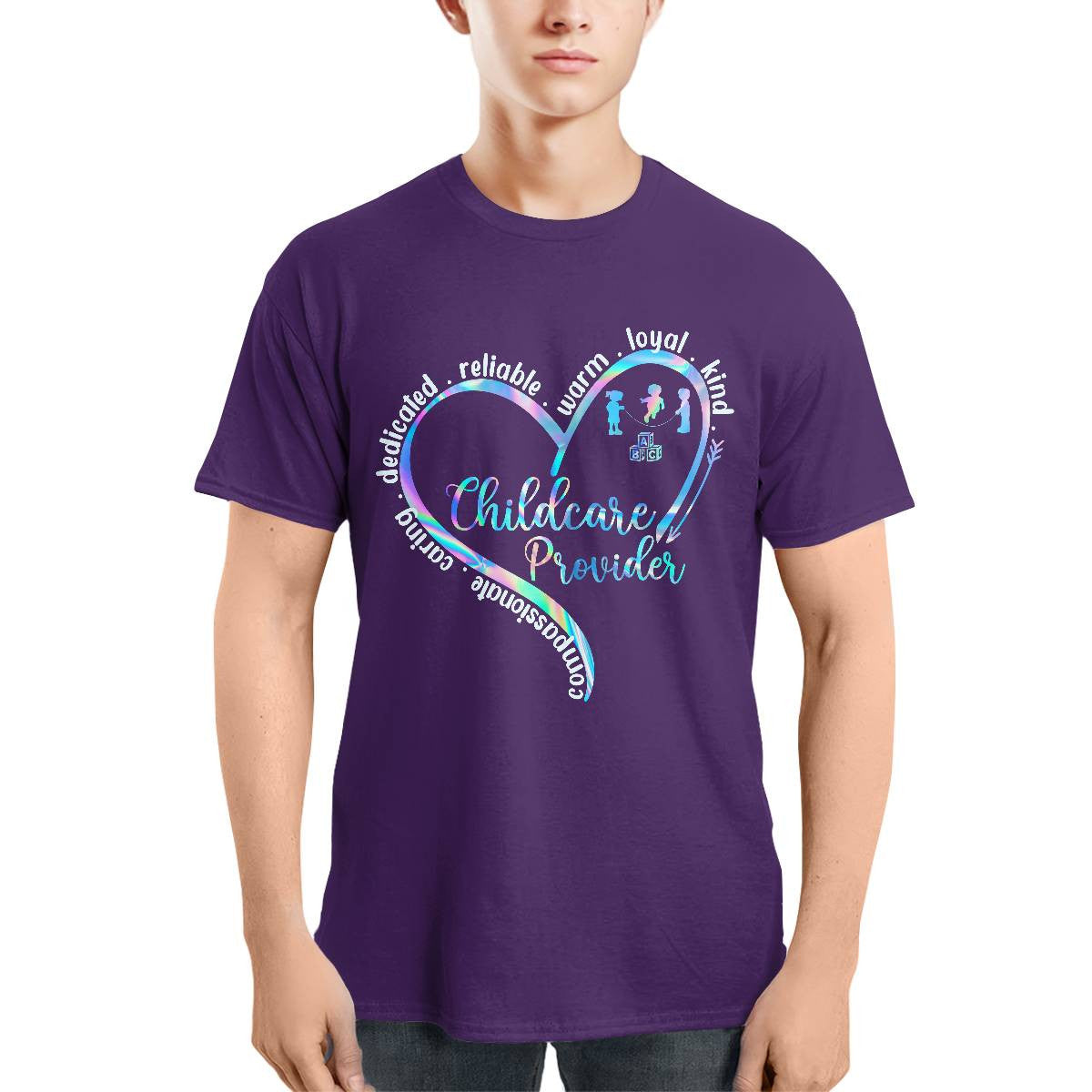 Awesome Childcare Provider-T-Shirt-#F130924WARM2FCHPRZ4