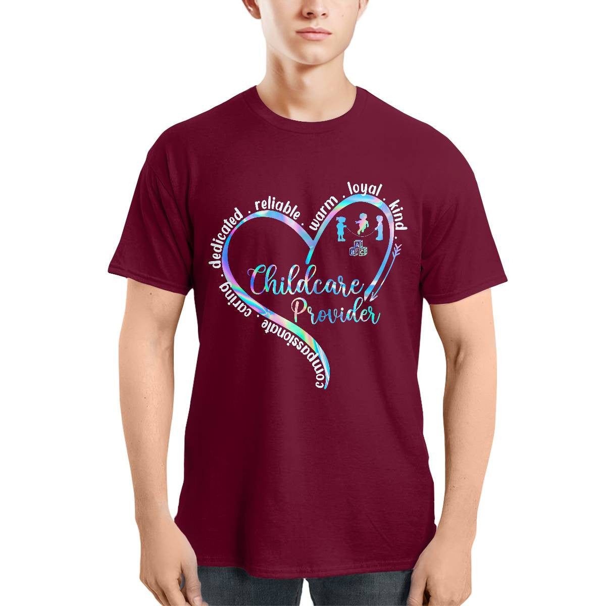 Awesome Childcare Provider-T-Shirt-#F130924WARM2FCHPRZ4