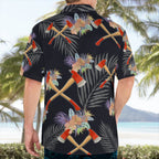 Awesome Firefighter-AOP Hawaii Shirt - grunx260804-0115