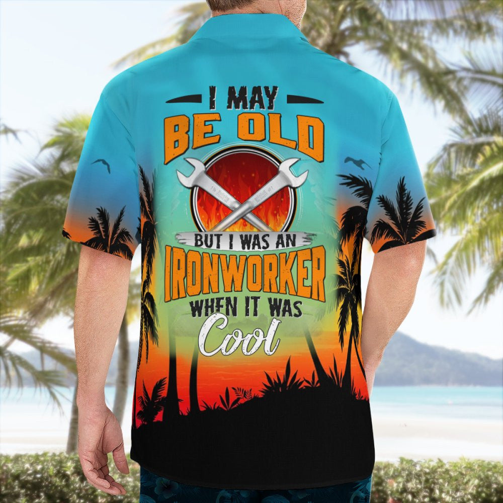 Awesome Ironworker-AOP Hawaii Shirt - grunx260804-0257