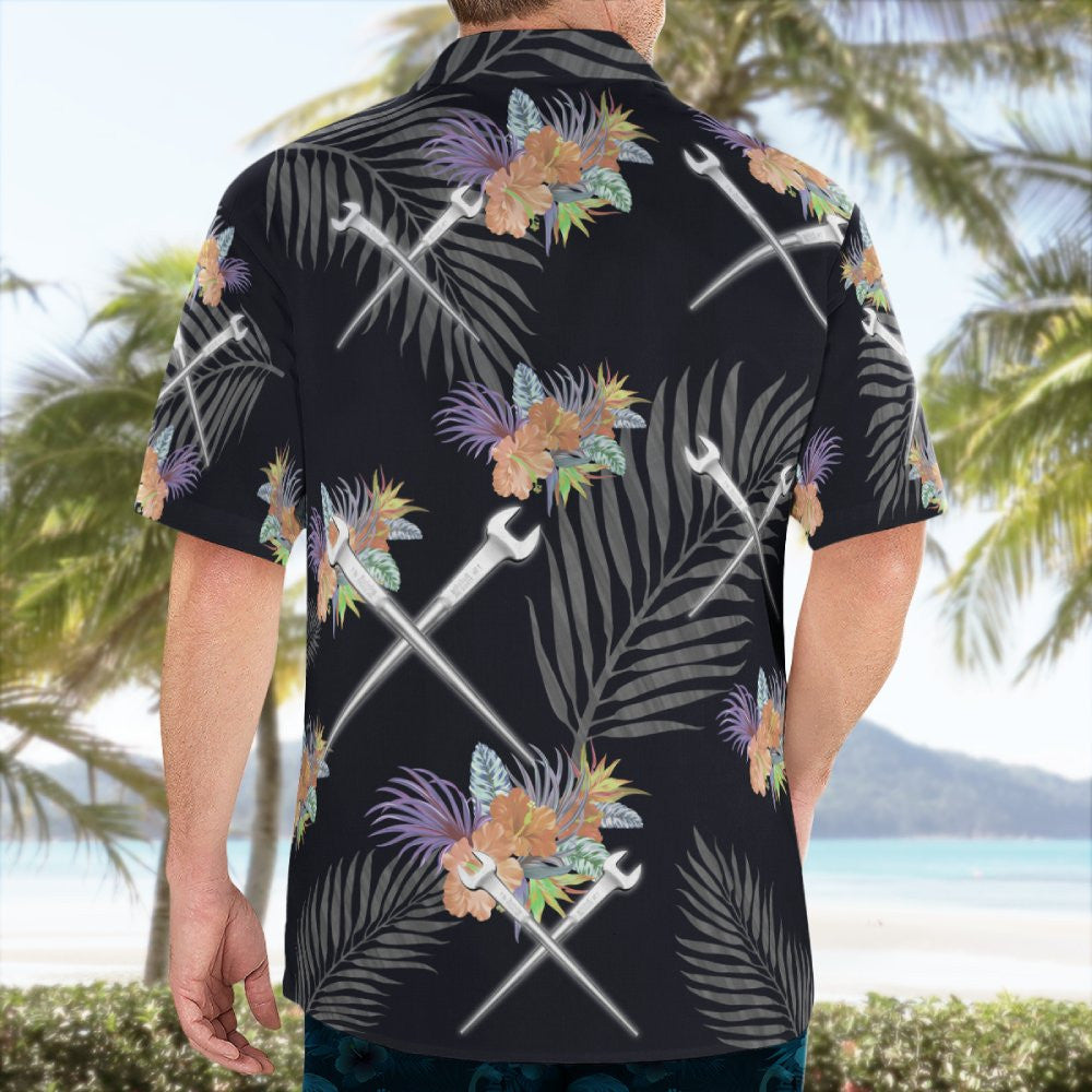 Awesome Ironworker - AOP Hawaiian Shirt - grunx260804-0263
