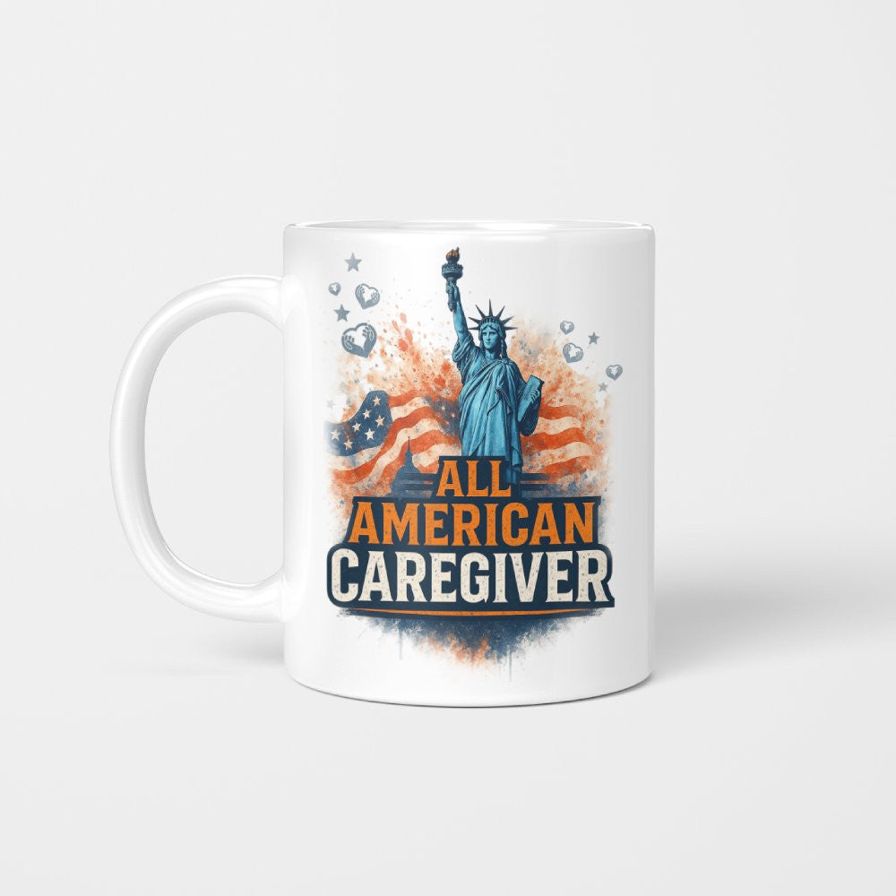 All American Caregiver - USA Pride T-Shirt, Hoodie & More - grunx260804-0087