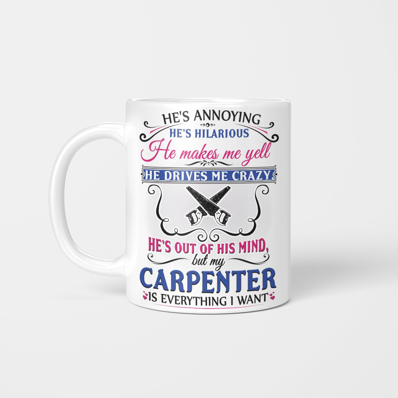Awesome Carpenter's Lady-T-Shirt-#M110225HILLA5BCARPZ6