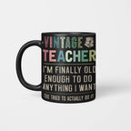 Vintage Teacher - Funny Aging Educator Quote T-Shirt, Hoodie & More - grunx260804-0065