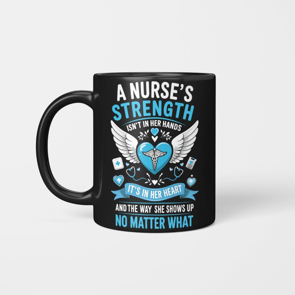 A Nurse's Strength Apparel - Heartfelt Nursing T-Shirt, Hoodie & More - grunx260804-0064