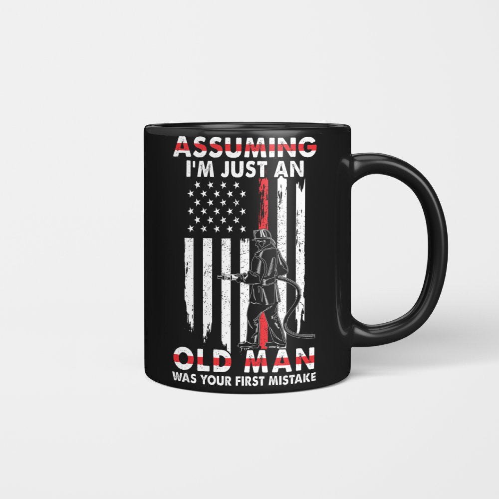 Assuming I'm Just An Old Man - Firefighter Pride T-Shirt, Hoodie & More - grunx260804-0217