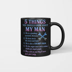 5 Things About My Man - Funny Mechanic T-Shirt, Hoodie & More - grunx260804-0004