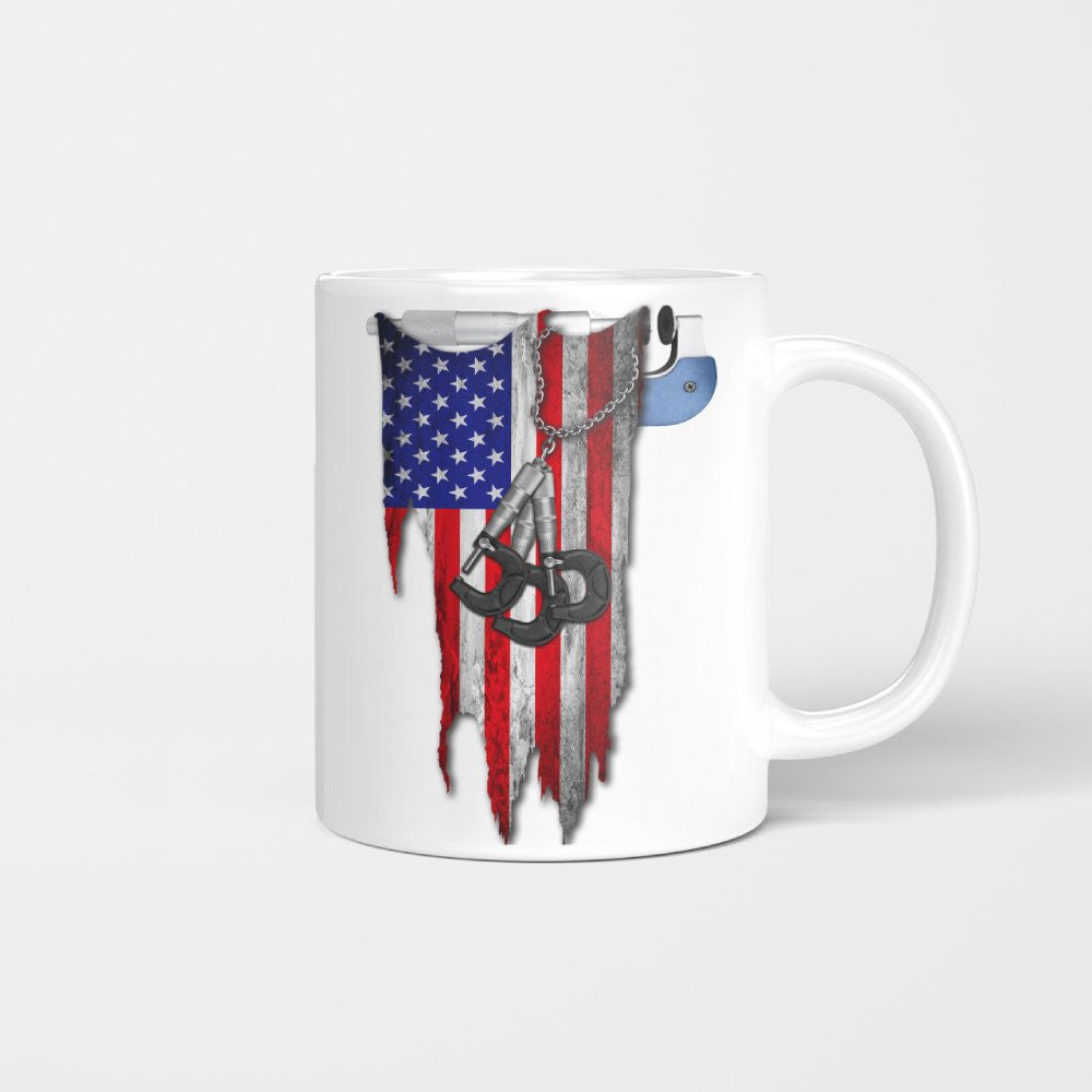 American Pride Machinist Apparel - USA Flag T-Shirt, Hoodie & More - grunx260804-0155
